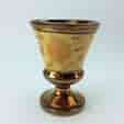 Copper lustre goblet, C1830.-0