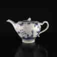Vienna teapot, underglaze fels-und-vogel pattern, c.1760 -0