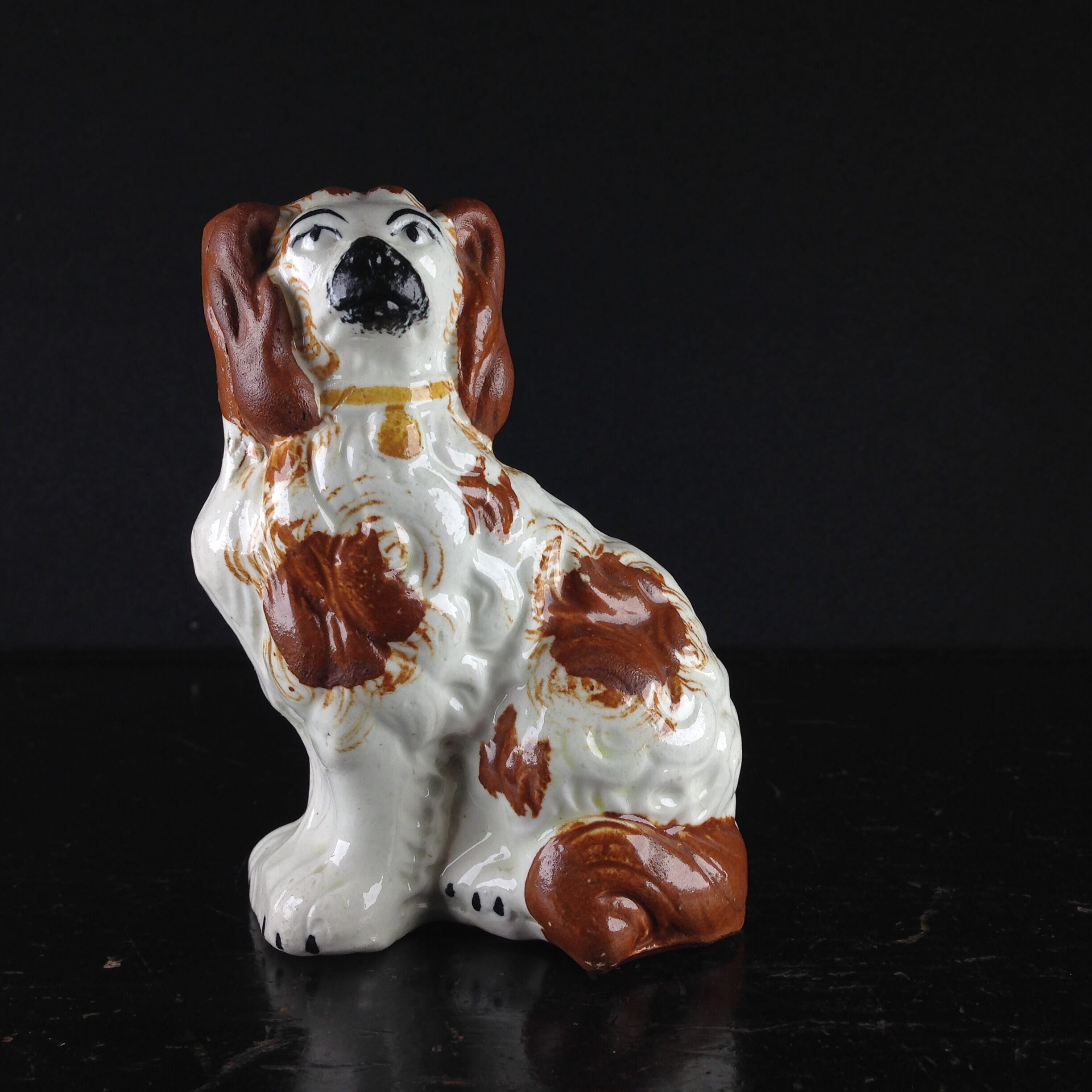 Staffordshire spaniel, small size with red coat, c. 1860 -0