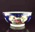 Worcester Blue Scale bowl with birds, c.1765-70. -0