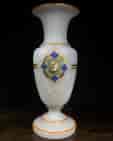 Large Victorian glass vase with applied cameo, c. 1875-0