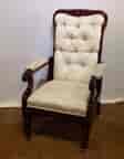 William IV reclining library chair -0