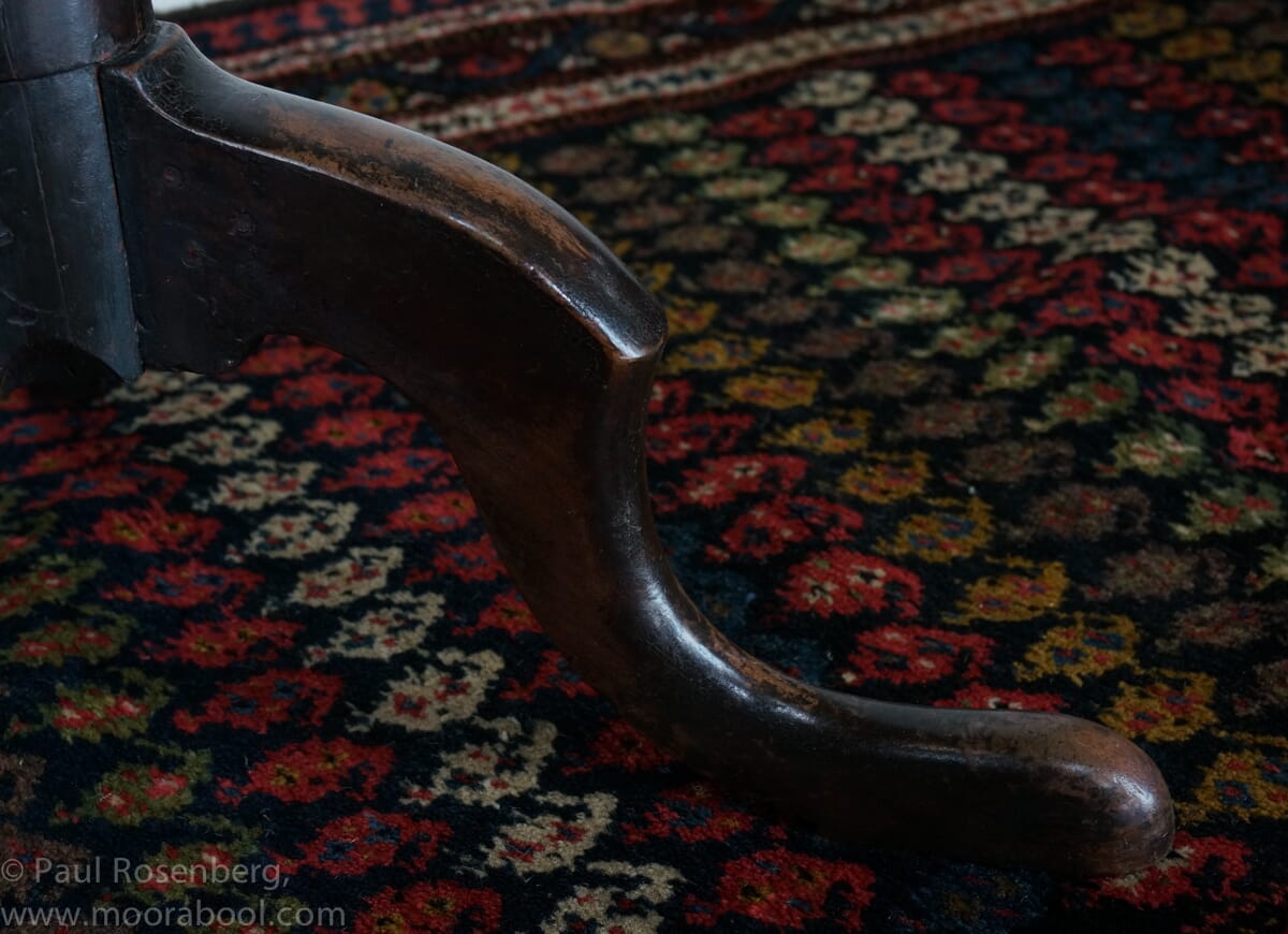 Georgian mahogany tripod legged tea table, c.1760-6792