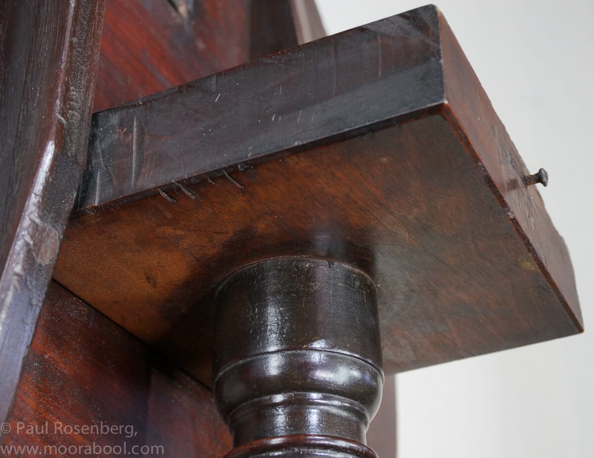 Georgian mahogany tripod legged tea table, c.1760-6790