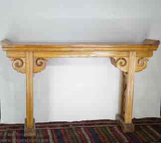 Chinese elm altar table, 19th century -0