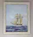 Carter,L. Original watercolour, sailing ship -0