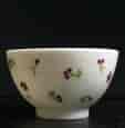 Nyon teabowl, flower sprigs, circa 1790 -0