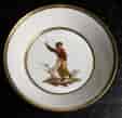 Paris Porcelain coffee cup & saucer, peasant scene after Tenniers, c.1810 -0
