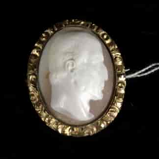 Cameo profile of the Duke of Wellington, c.1845 -0