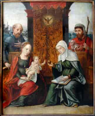 Joos van Cleve, 1505-1541 (studio) Holy Family, C. 1525 -0