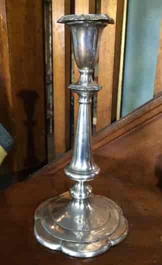 Sheffield silver candlestick, c.1820-0