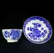 Liverpool teabowl & saucer, Three Stamens pattern, Seth Pennington, C. 1790 -0
