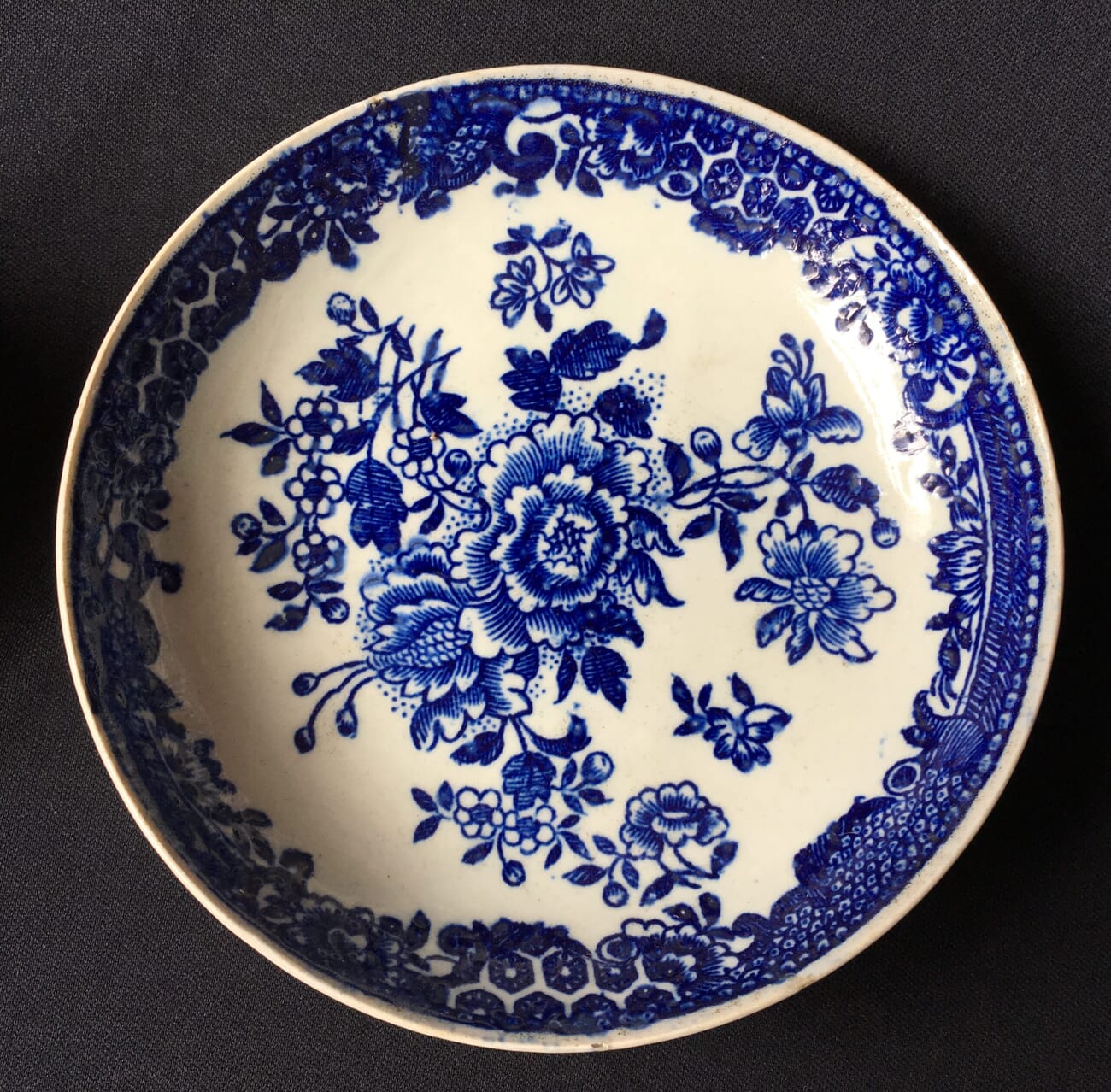 Liverpool teabowl & saucer, Seth Pennington, C. 1780 -19898