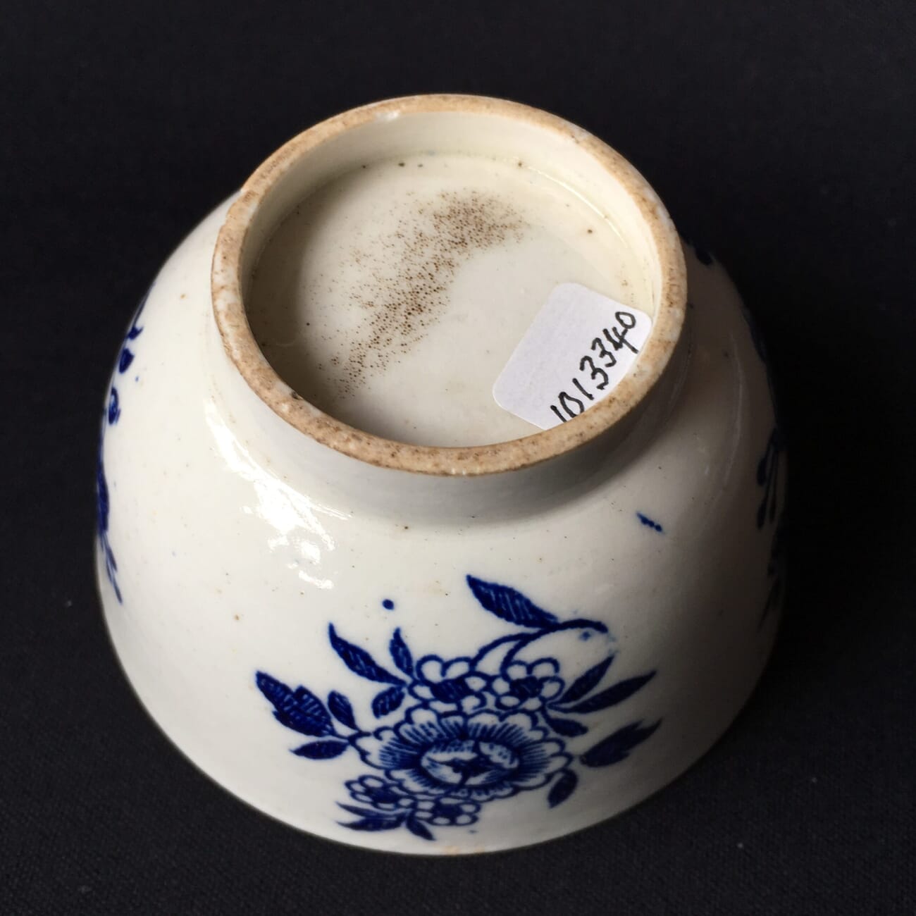Liverpool teabowl & saucer, Seth Pennington, C. 1780 -19896