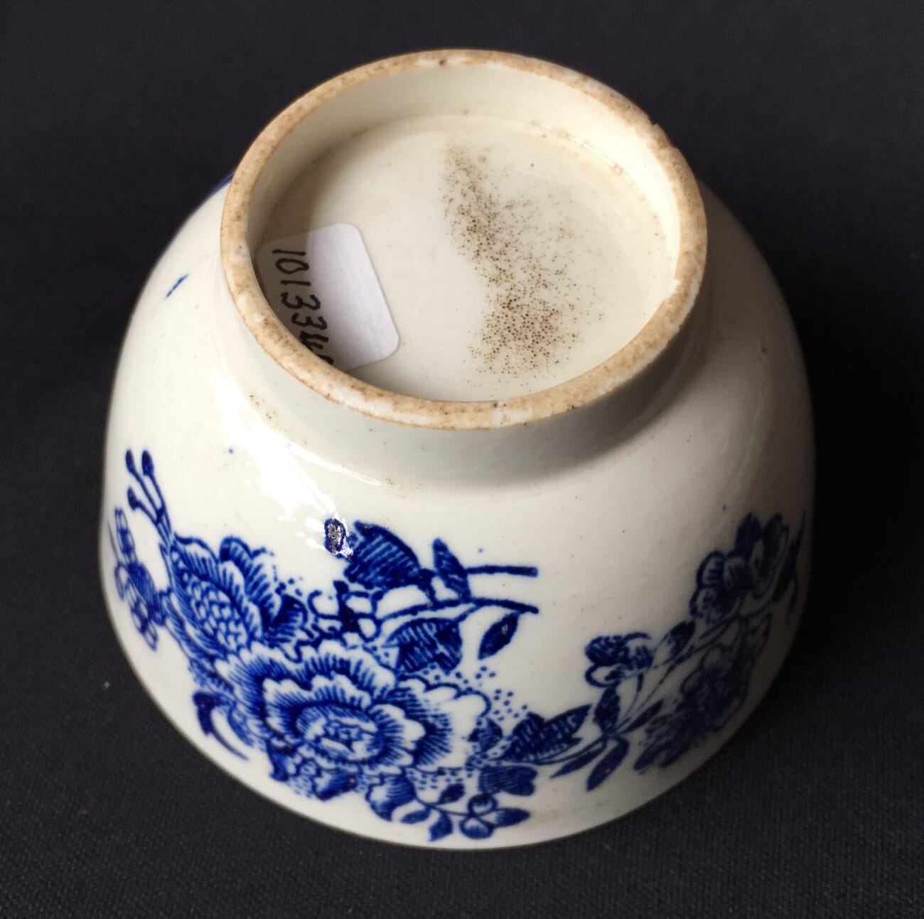 Liverpool teabowl & saucer, Seth Pennington, C. 1780 -19900