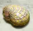 Qianlong period enamel shell snuff box c. 1770