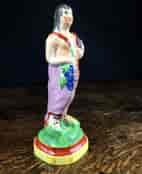 Early Staffordshire pearlware figure - ‘Summer’, C. 1800 -0