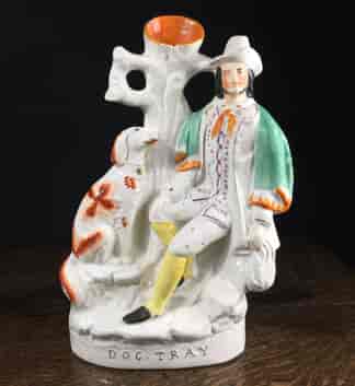 Staffordshire group spill ‘DOG TRAY’, c. 1860 -0