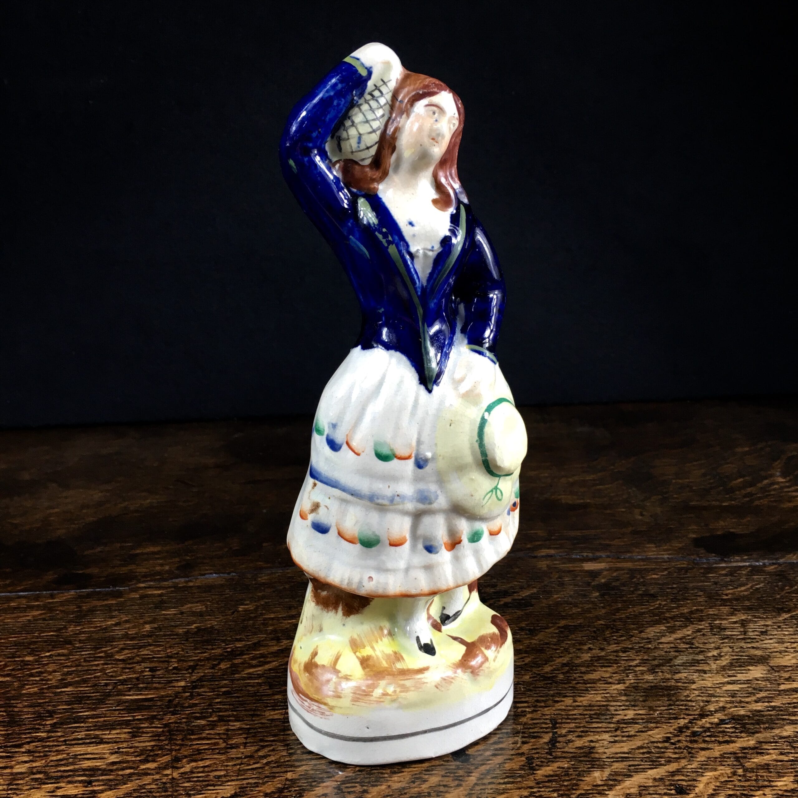 Staffordshire figure of a dancing girl, C. 1870 -0