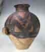 Chinese Neolithic urn with Bear pattern, Majiayao, 2,300 - 2,000 BC. -24555