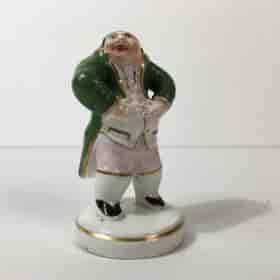Staffordshire pottery figure - The Laughing Philosopher c.1820-0