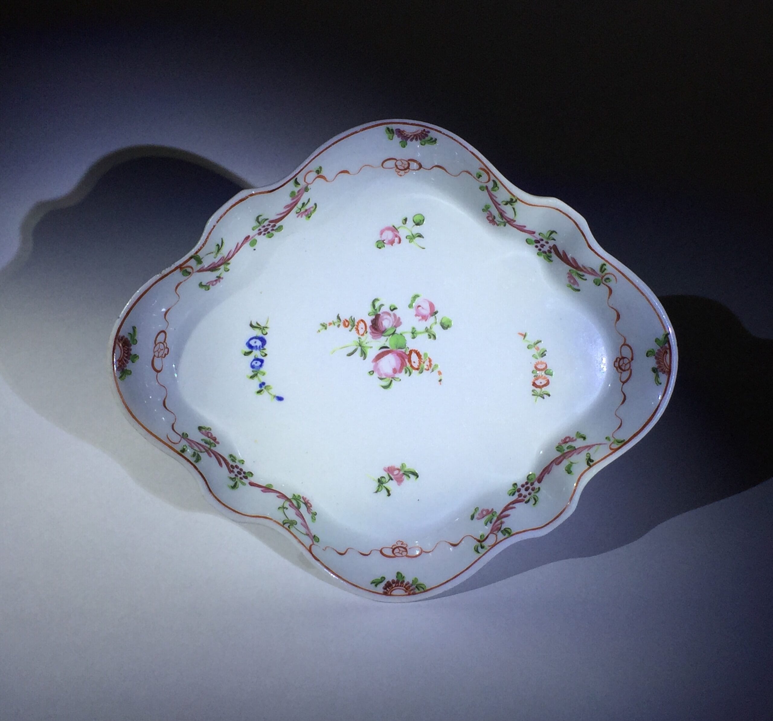 Newhall teapot stand, pattern 195, c. 1795 -0