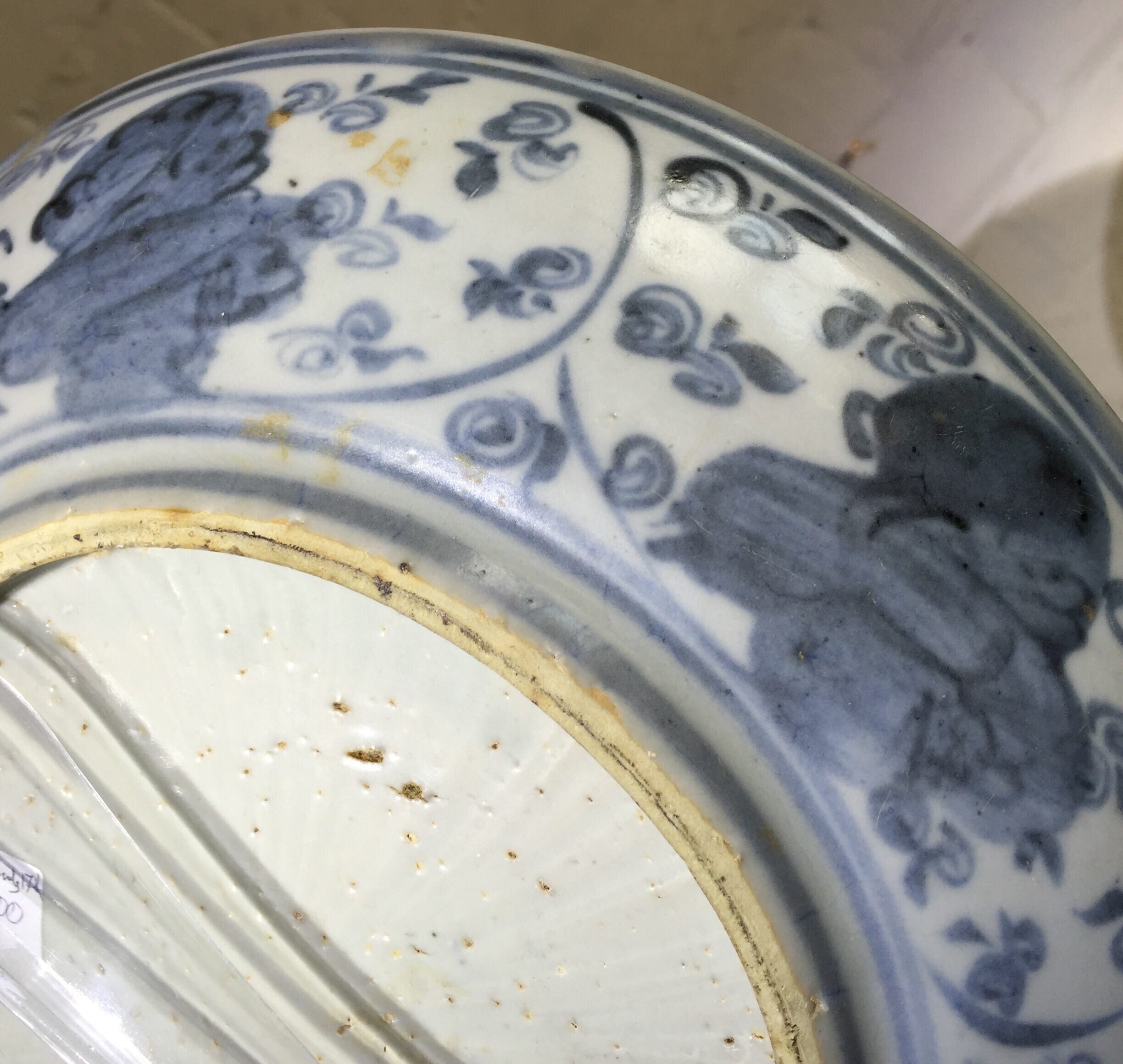 Ming Dynasty Peacock dish, Hongzhi or Zhengde, 15th – early 16th