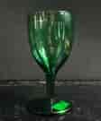 Victorian green port glass, C. 1880 -0