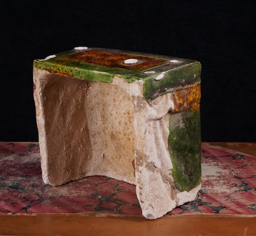 Chinese Ming Dynasty model cabinet, green glaze, 16th century AD -16478