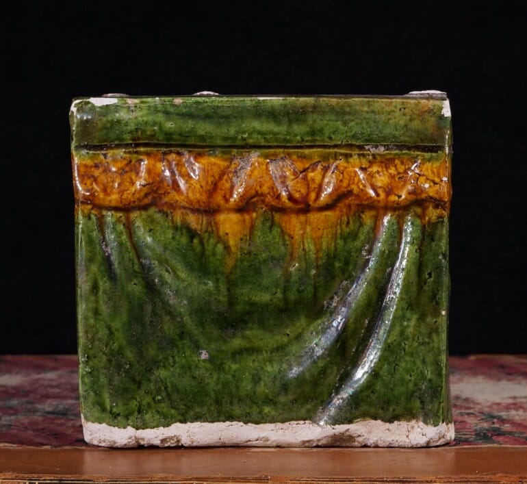 Chinese Ming Dynasty model cabinet, green glaze, 16th century AD -16480