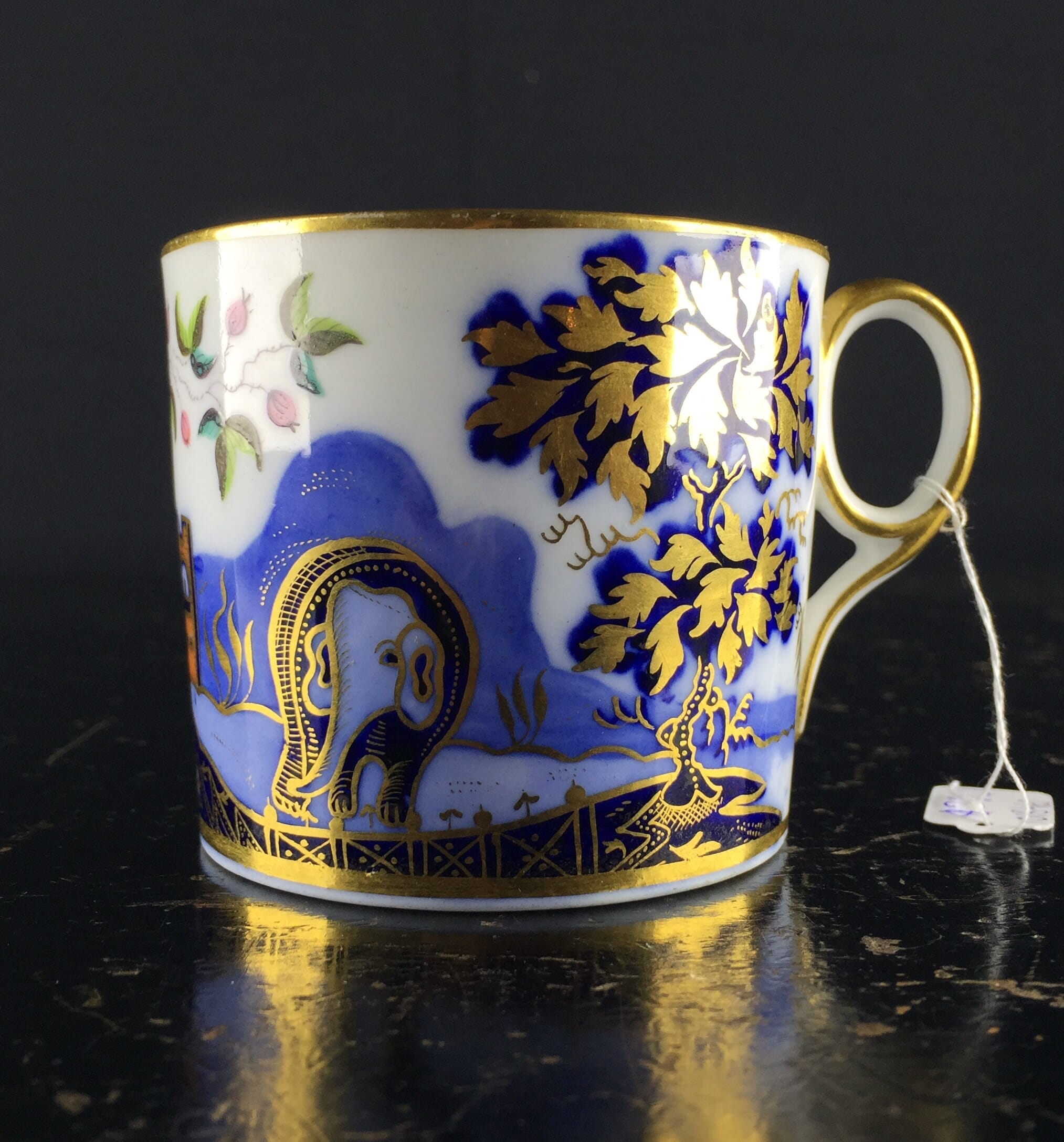 Newhall coffee can, 'Elephant' pattern 876, c. 1805-0