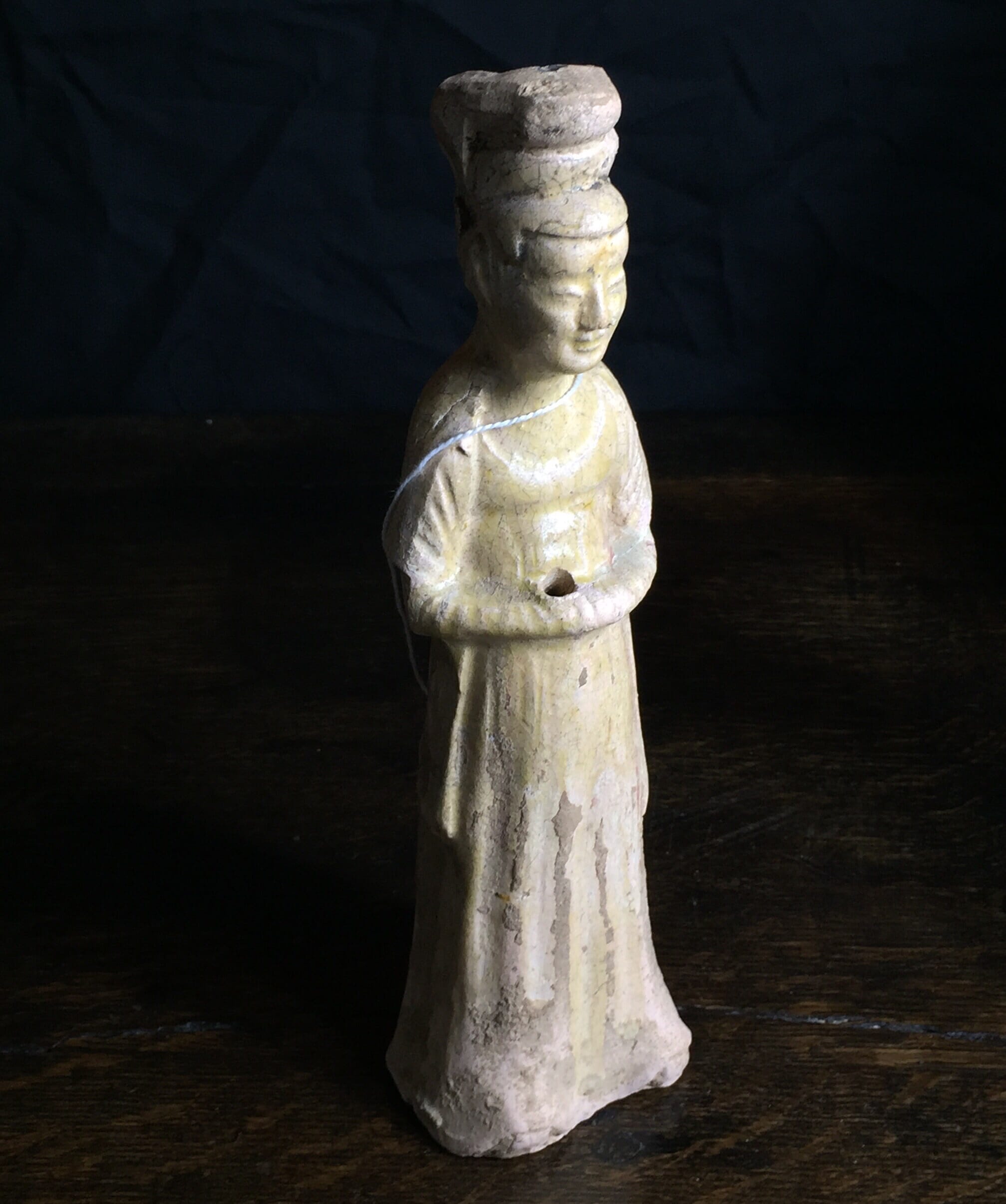 Tang dynasty glazed figure of a Lady, 8th century AD-0