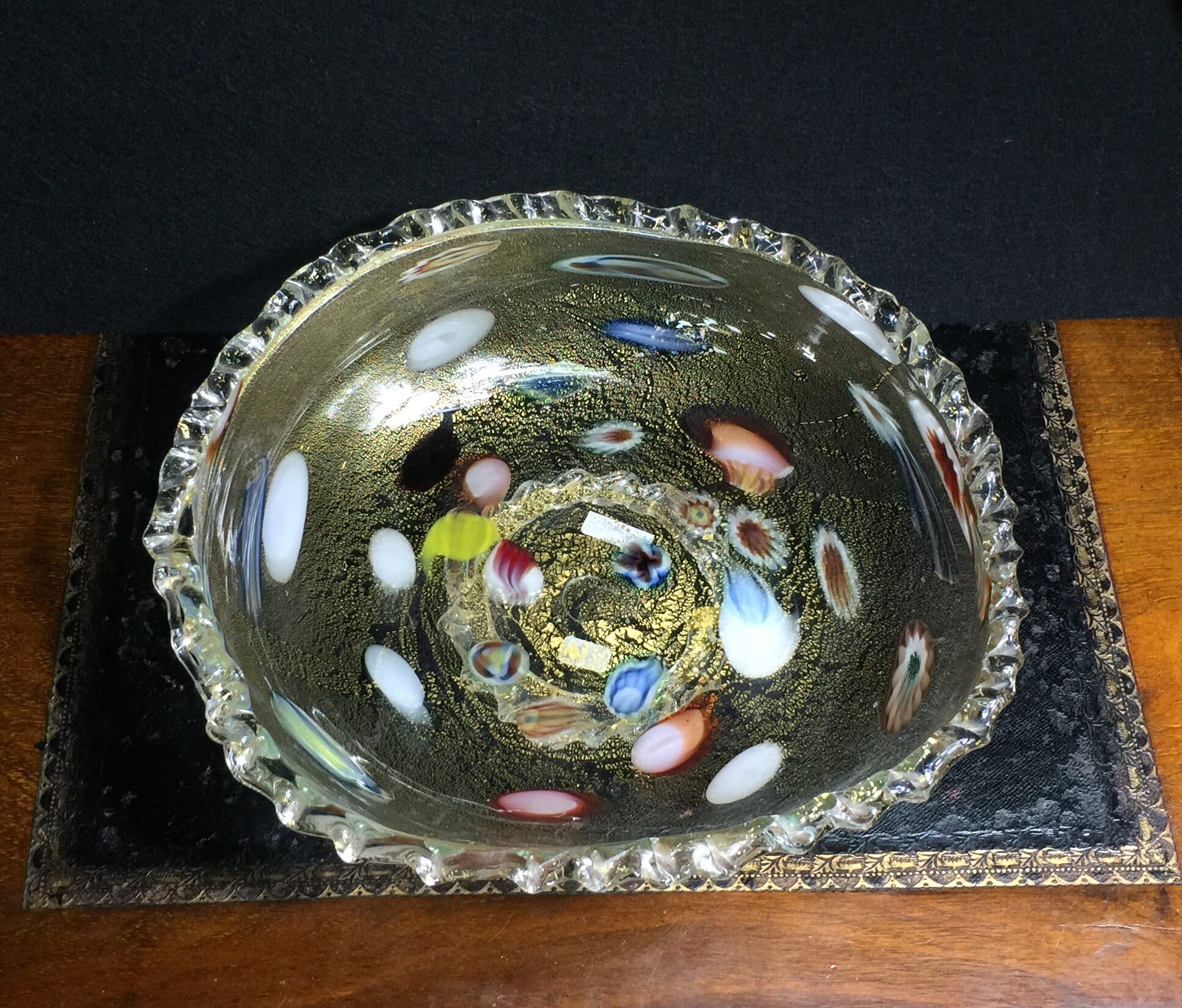 Italian Murano glass bowl -0