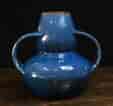Barum ware blue vase, by Brannam of Barnstaple, c. 1910-0