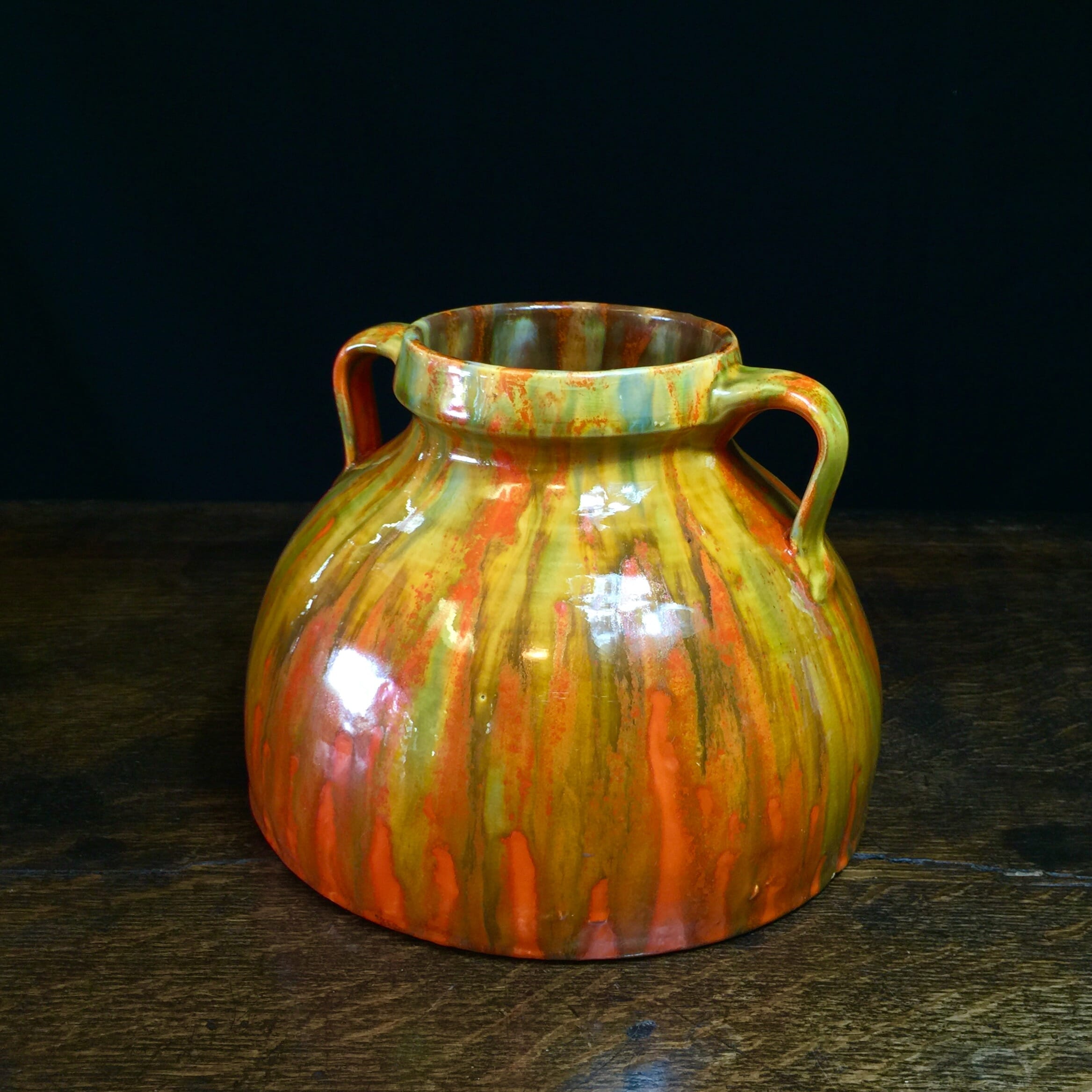 Barum ware vase, by Brannam of Barnstaple, c. 1920-0
