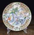 Chinese export plate, 'Western Chamber' scene, Qianglong period c.1760 .-0