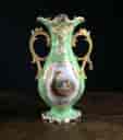Rococo form English porcelain vase, perhaps Alcock, circa 1830 a/f-0