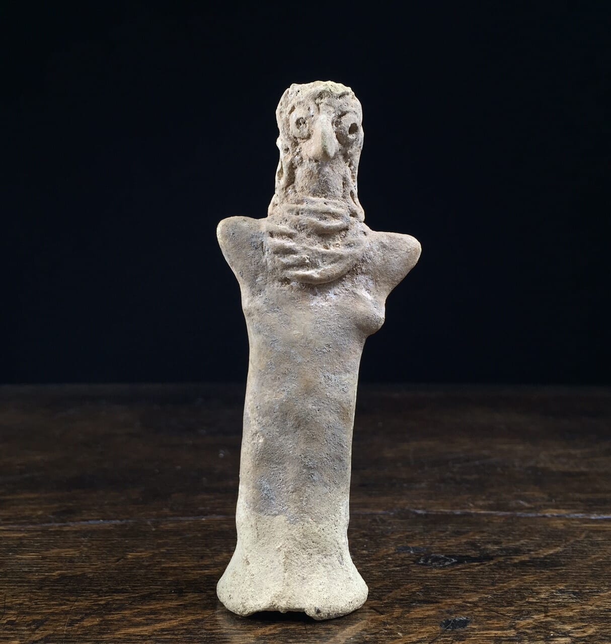 Hittite pottery figure of Astarte, fertility goddess, Syria 2nd millennium BC-0