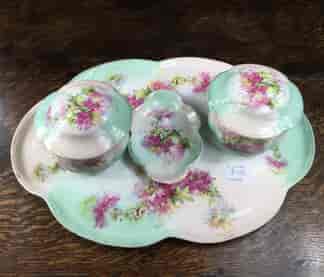 Coalport cup & saucer, flowers, c. 1830 – Moorabool Antique Galleries