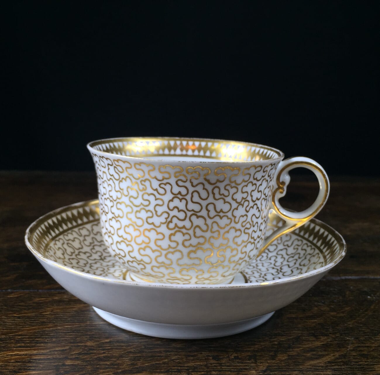 Chamberlains Worcester cup & saucer, c.1815 -12693