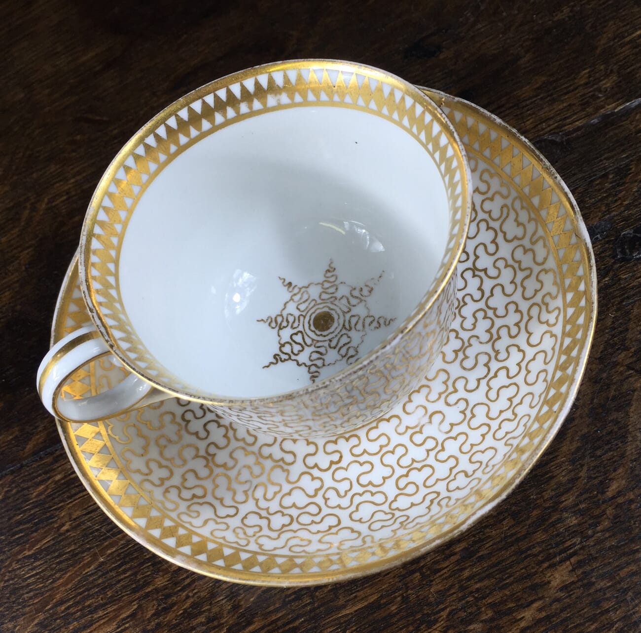 Chamberlains Worcester cup & saucer, c.1815 -12695