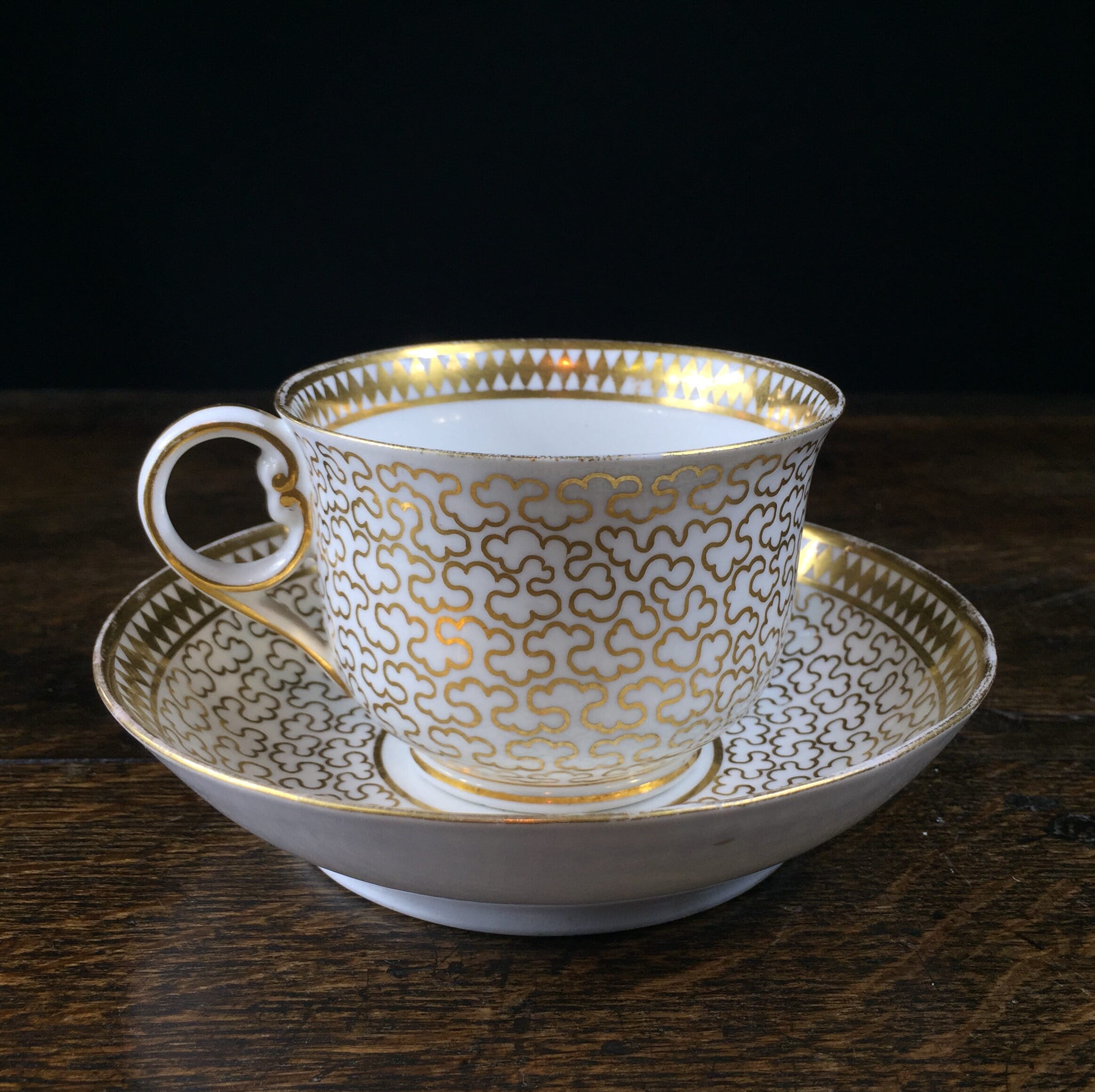 Chamberlains Worcester cup & saucer, c.1815 -0