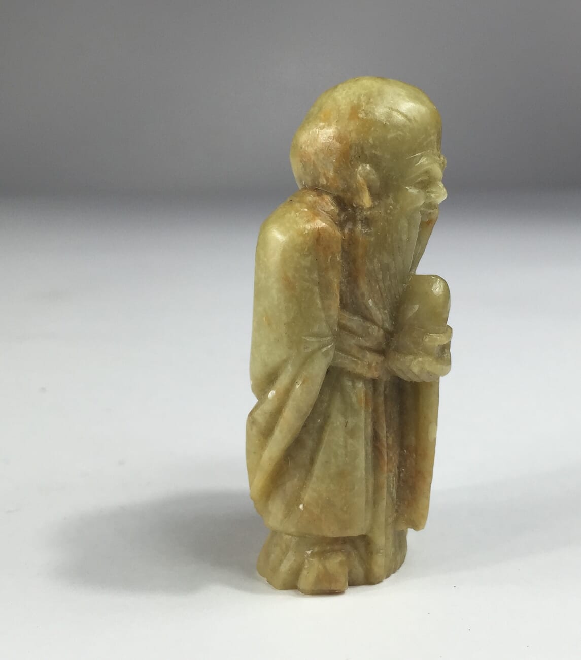 Chinese soapstone figure of an immortal, 19th century-13001