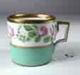 Vienna coffee can, rose swag, dated 1856-0