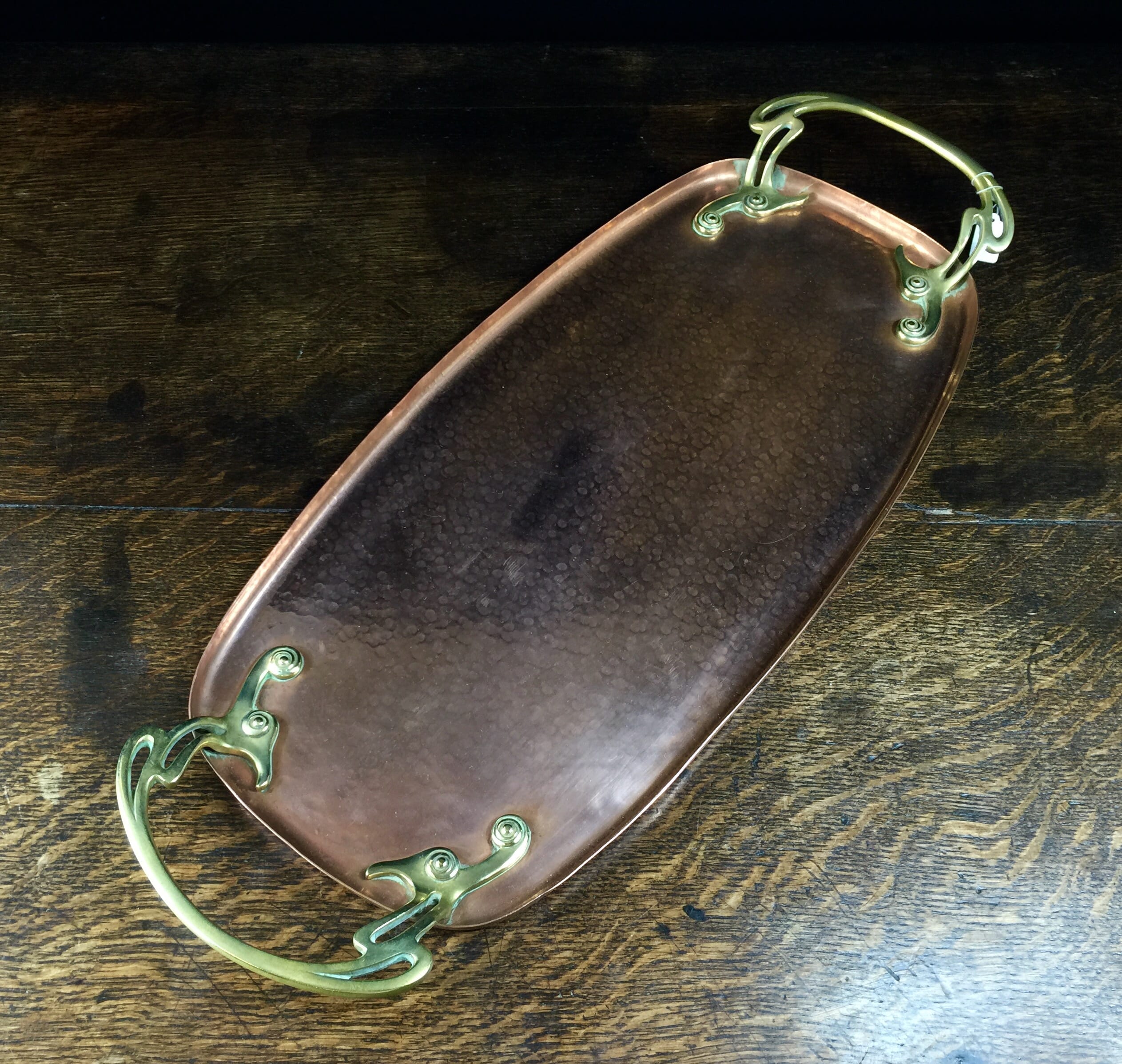 Arts & Crafts tray by WMF, for Web of Melbourne, c. 1905-0