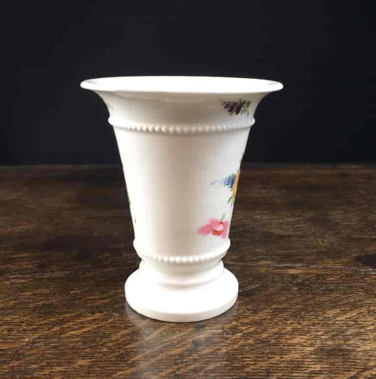 Coalport spill vase with flower sprays, circa 1820-13091