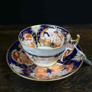 Ridgway cup & saucer, Imari colours, c.1810 -0