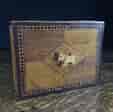 Japanese 'Scotty Dog' inlaid box, mid 20th century-0