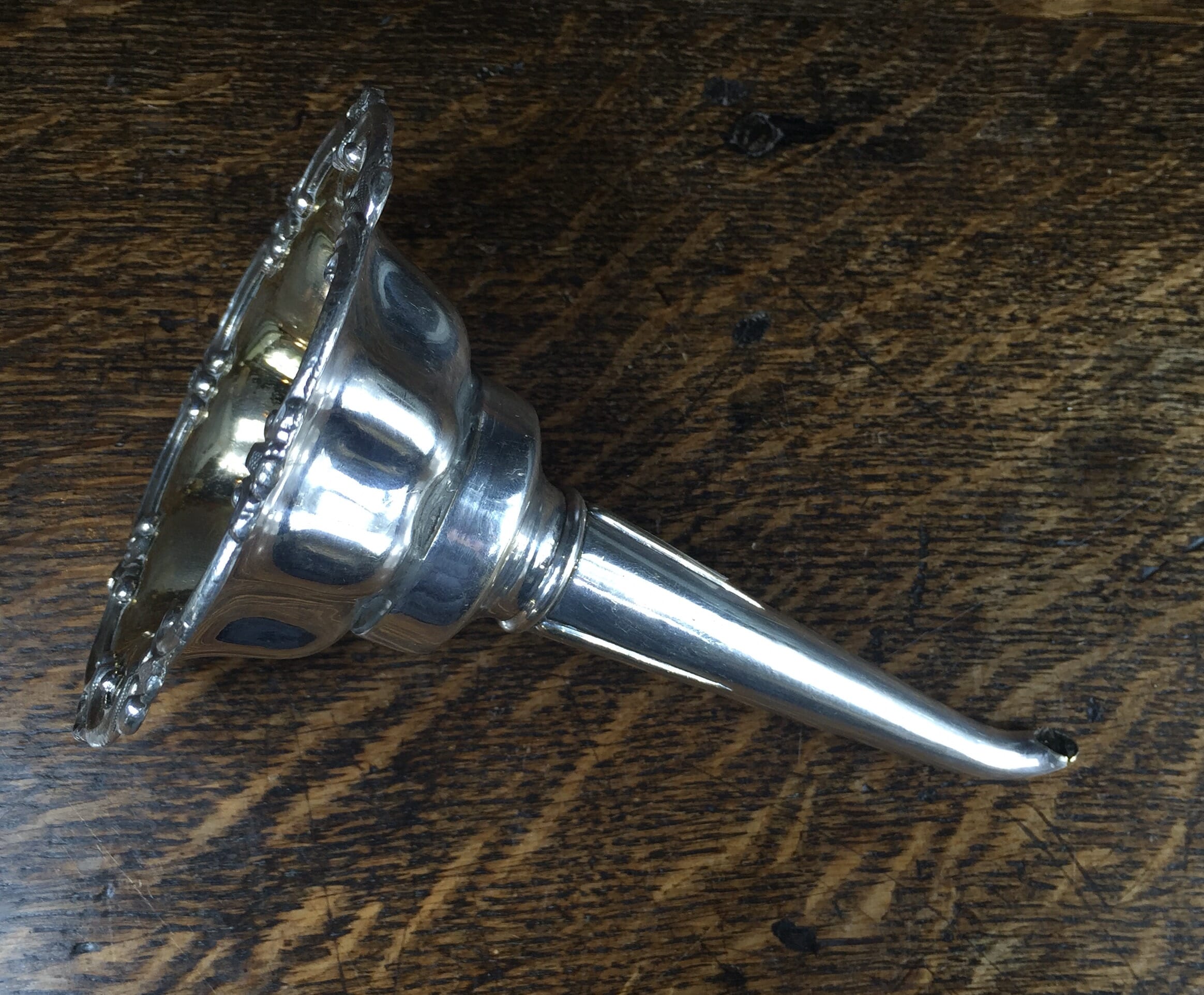 Old Sheffield Plate Wine funnel, c.1830 -0