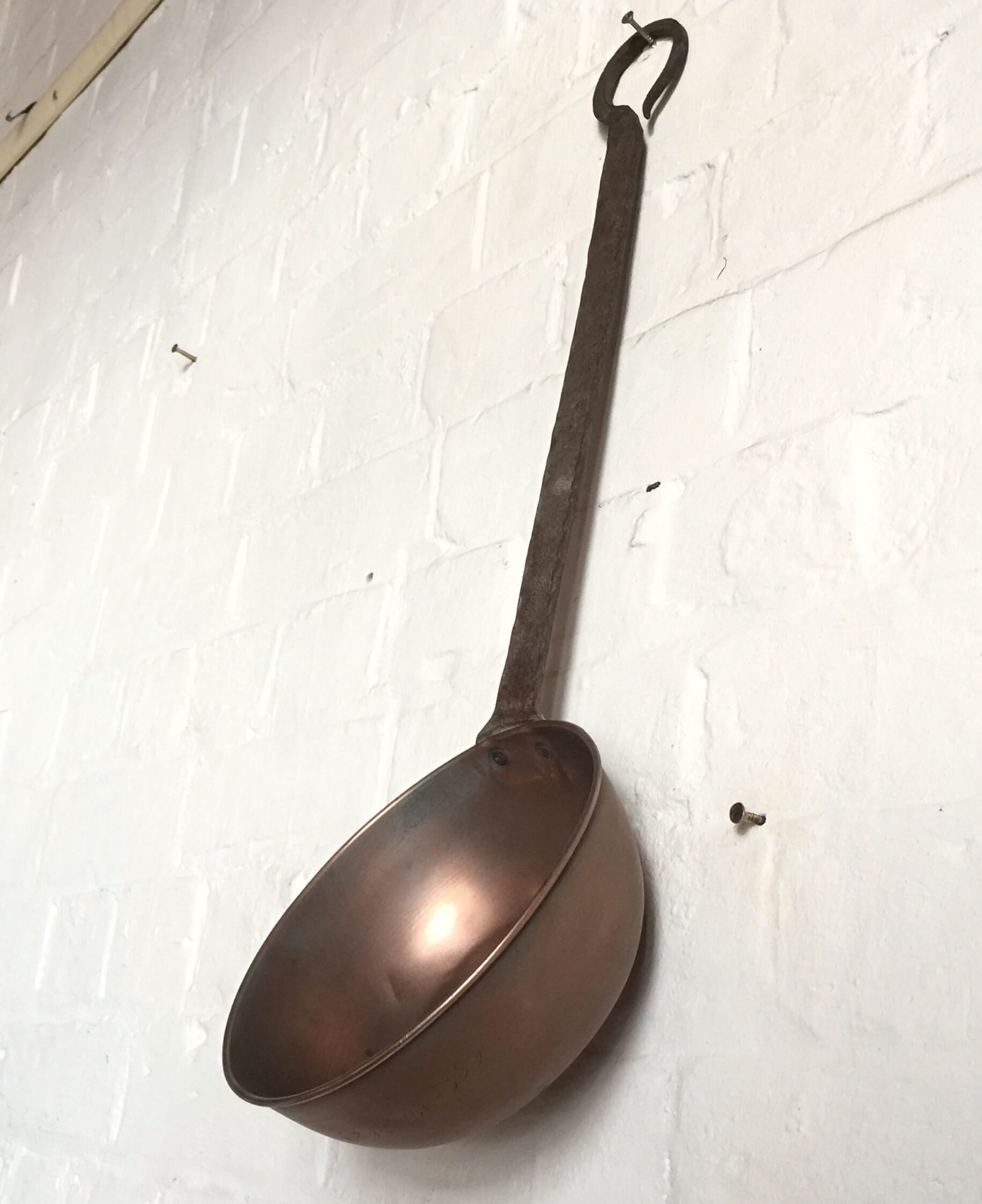 Copper pan with Middle-Eastern inscription, 19th century -0